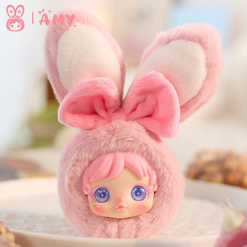 Authentic New Amy Little Rabbit Chibi Trendy Blind Box Handheld Office Doll