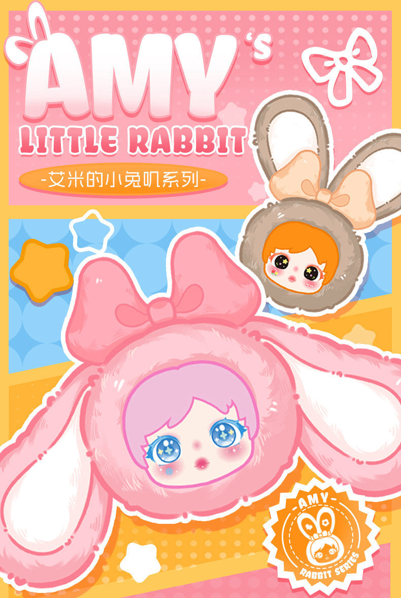 Authentic New Amy Little Rabbit Chibi Trendy Blind Box Handheld Office Doll