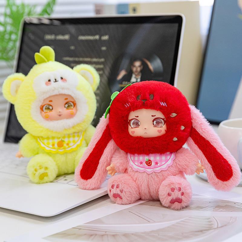 Original Cute Sweetheart Party Pendant Box Cartoon Fruit Vinyl Doll Pendant Creative Gift Ornament