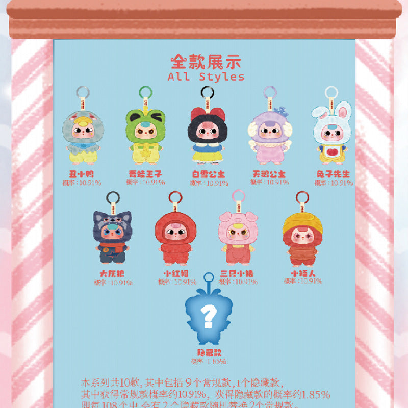 Three-Year-Old Child's Fairy Tale Journey Series Genuine Blind Box Trendy Toys Handheld Office Dolls Gift Figurines Toys Gifts