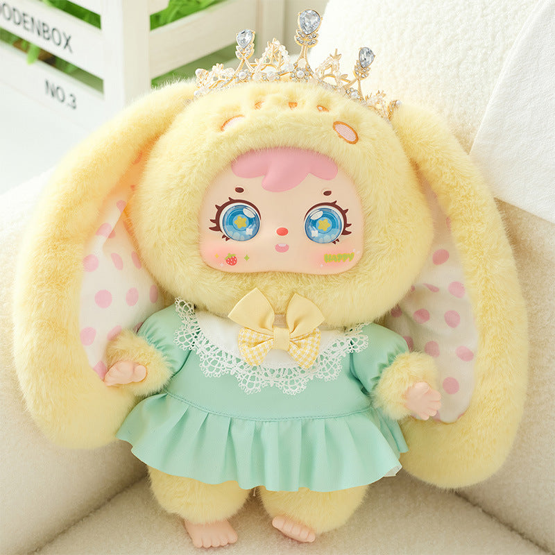 (Complete)Sanxiaomao Fifth Generation 400 Body Crown Bunny Plush Blind Box Handmade Office Figurine Trendy Toy Doll Hot Sale Gift