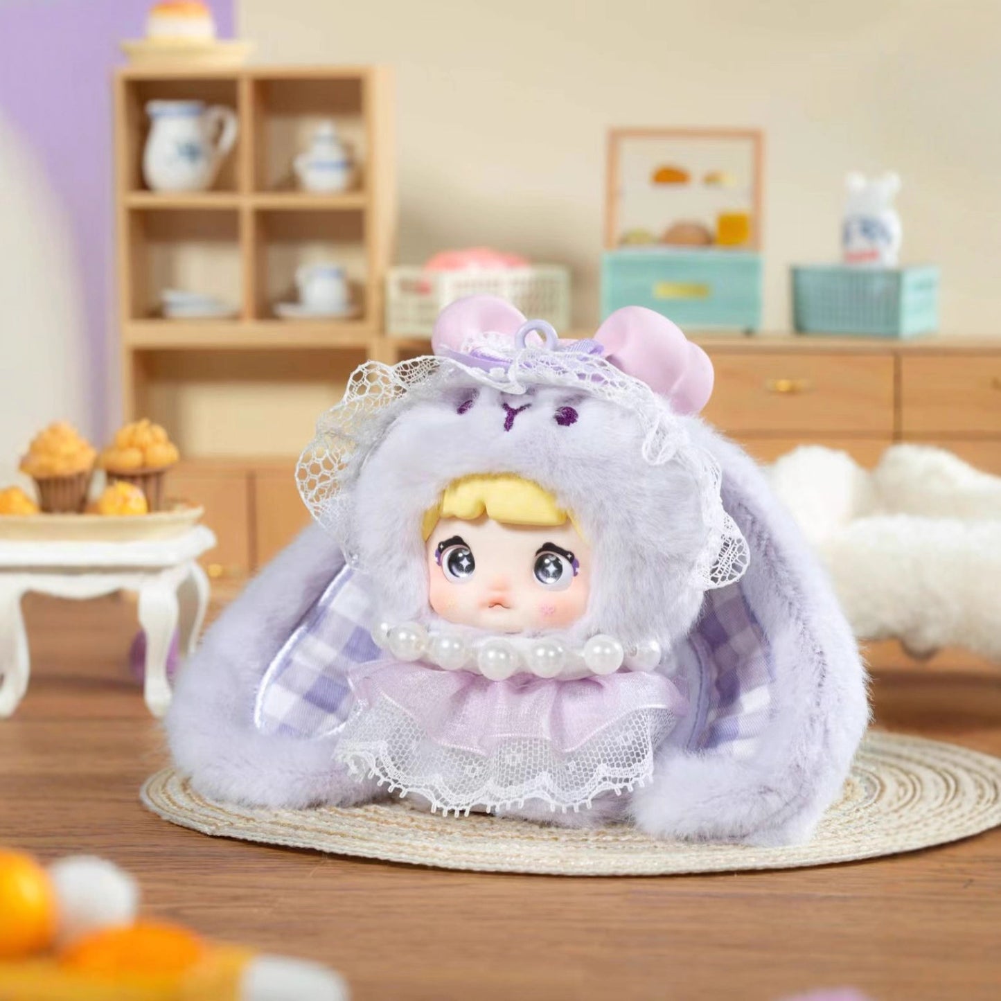 完成Nommi Glutinous Rice Mibao Sweetheart Bunny Series of Cute Plush Trendy Blind Box Toys for Girls Wholesale