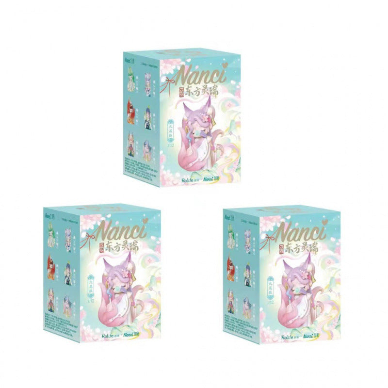 Ruolai New Ruolai Nanci Oriental Lingrui Series Blind Box Figurine Ancient Style Ornament Doll Trendy Gift