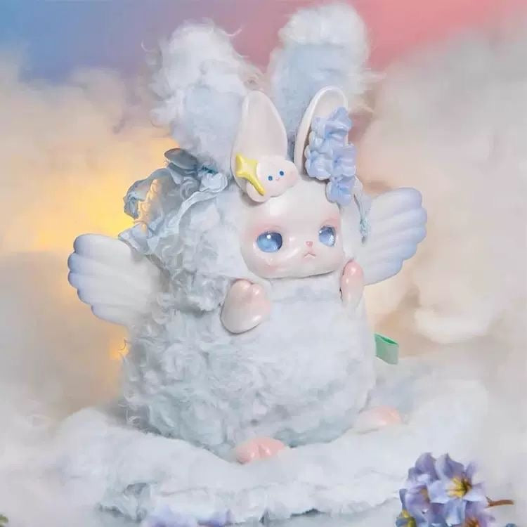 Complete LoLoan Confession Flower Language Plush Blind Box Cute Plush Doll Resin Figurine Trendy Cross-Border Hand-Made Blind Box Item