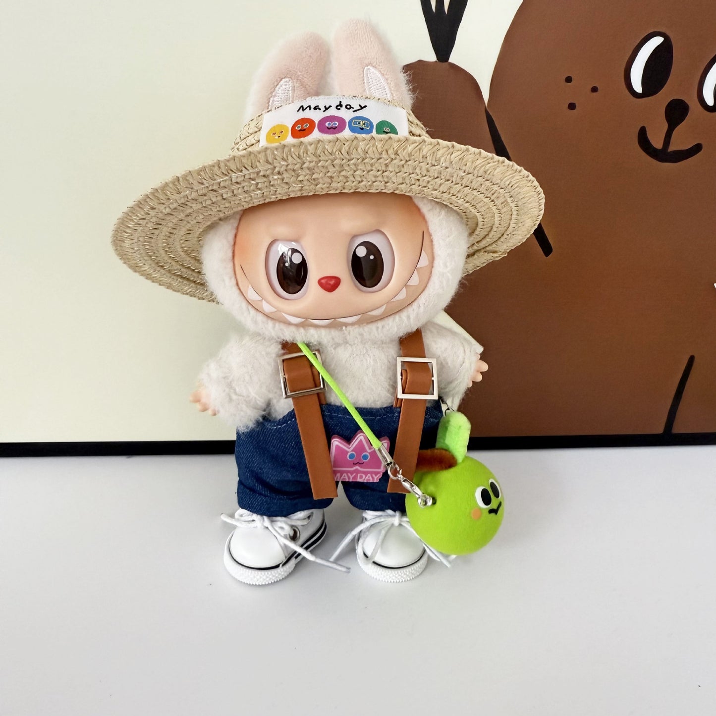 First, Second, and Third Generation Keychain LABUBU Clothing Pendant Labubu Wearing Mayday Concert Same Style Cute Doll Clothes