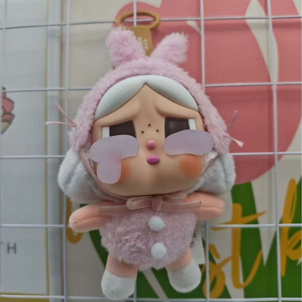 WA KU KU Crying Doll Southeas Box Plush Toy Cute Keychain Bag Gift Pendant