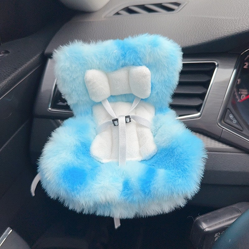 Applicable 17cm Labubu Safety Car Seat Air Vent Decoration Does Not Include Doll