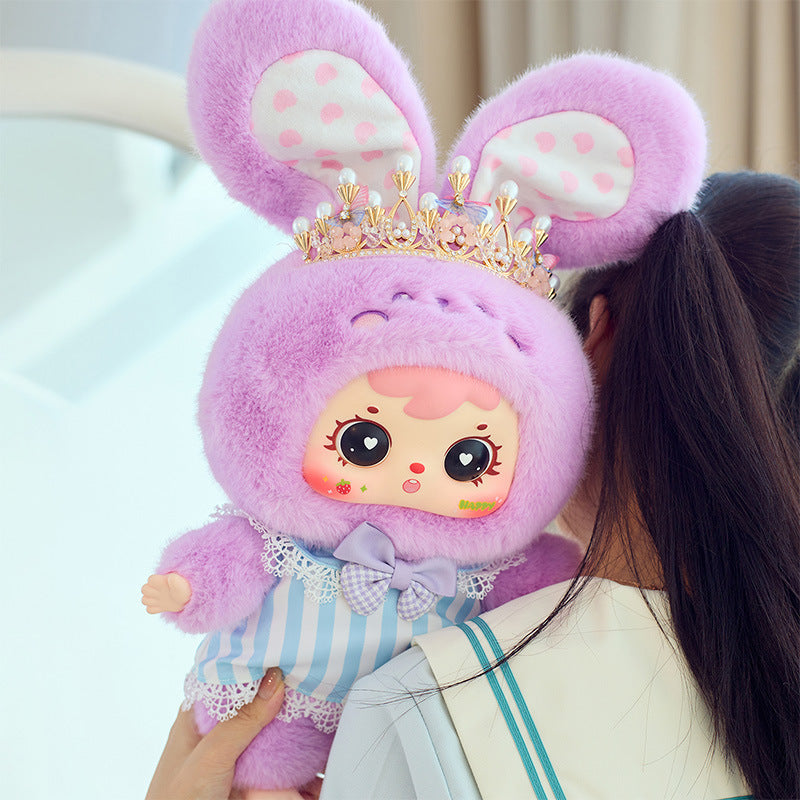 (Complete)Sanxiaomao Fifth Generation 400 Body Crown Bunny Plush Blind Box Handmade Office Figurine Trendy Toy Doll Hot Sale Gift