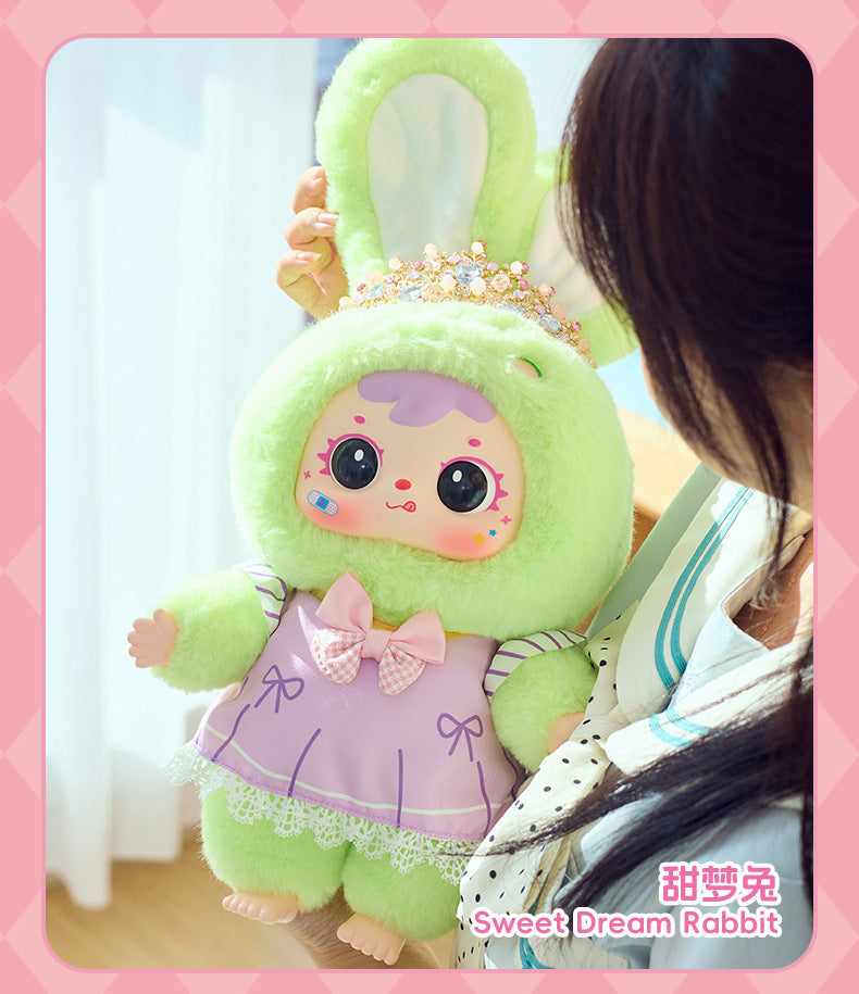 (Complete)Sanxiaomao Fifth Generation 400 Body Crown Bunny Plush Blind Box Handmade Office Figurine Trendy Toy Doll Hot Sale Gift