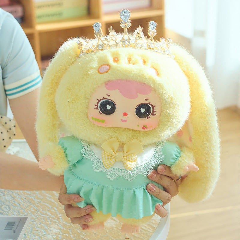 (Complete)Sanxiaomao Fifth Generation 400 Body Crown Bunny Plush Blind Box Handmade Office Figurine Trendy Toy Doll Hot Sale Gift