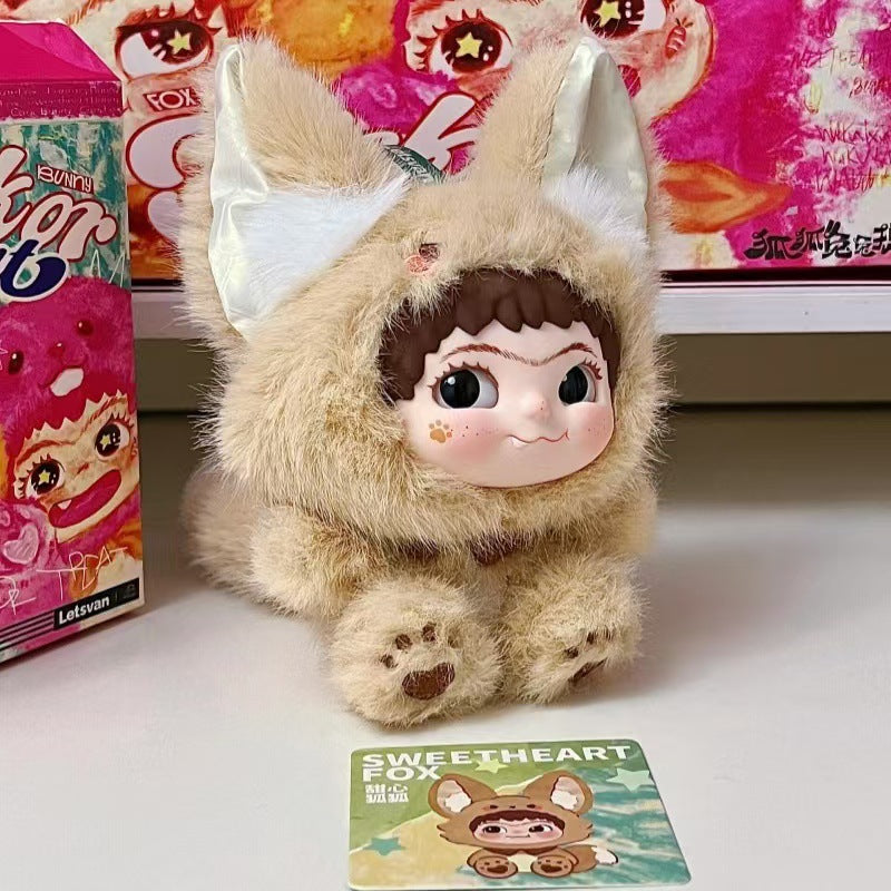 完成New Product WAKUKU Plush Blind Box Furry Trendy Fun Party Series Trendy Toy Figurine Vinyl Doll Cute Gift