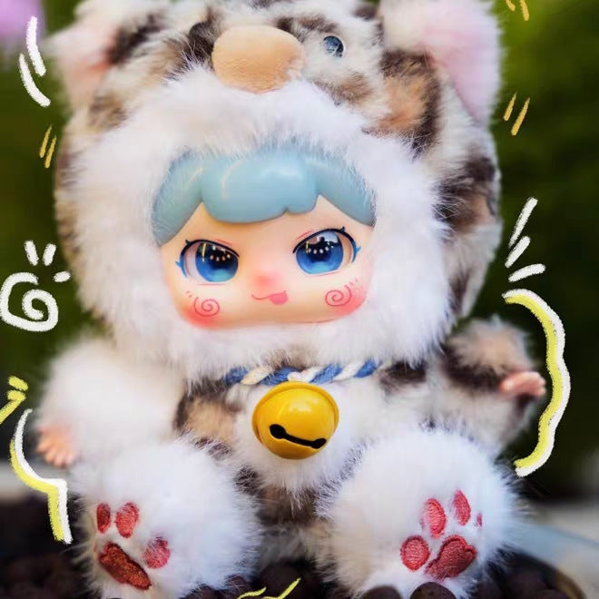完成Genuine babythree 3-Year-Old Baby Good Luck Bell Plush Blind Box Cute Ornament Trendy Toy Girl Gift