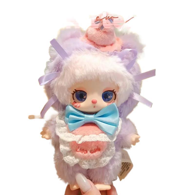 Lila Fourth Generation LIILA Chef Kitten Plush Blind Box Figurine Bedroom Girly Decoration