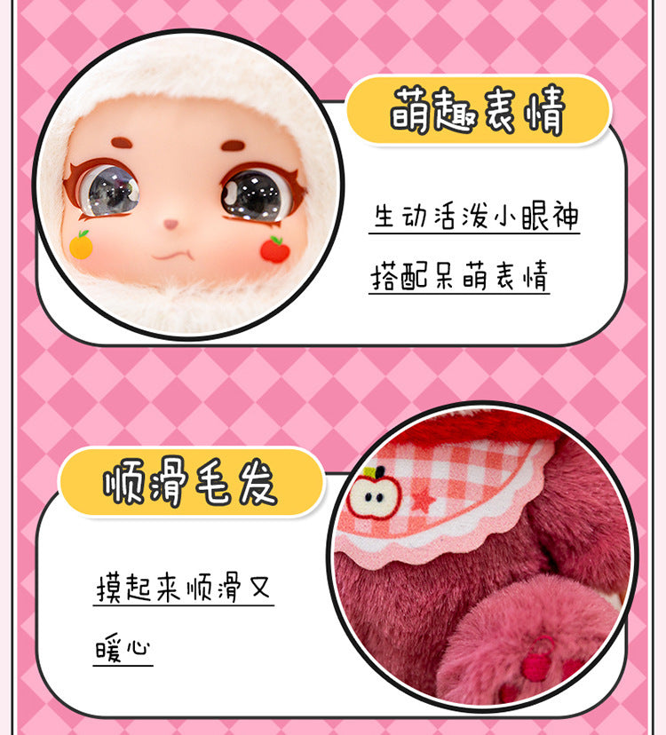 Original Cute Sweetheart Party Pendant Box Cartoon Fruit Vinyl Doll Pendant Creative Gift Ornament