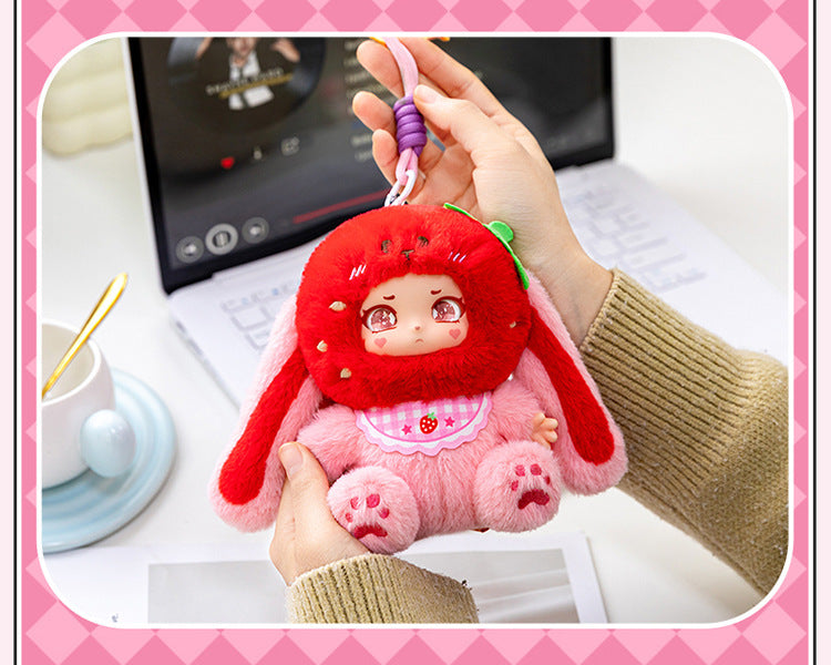 Original Cute Sweetheart Party Pendant Box Cartoon Fruit Vinyl Doll Pendant Creative Gift Ornament
