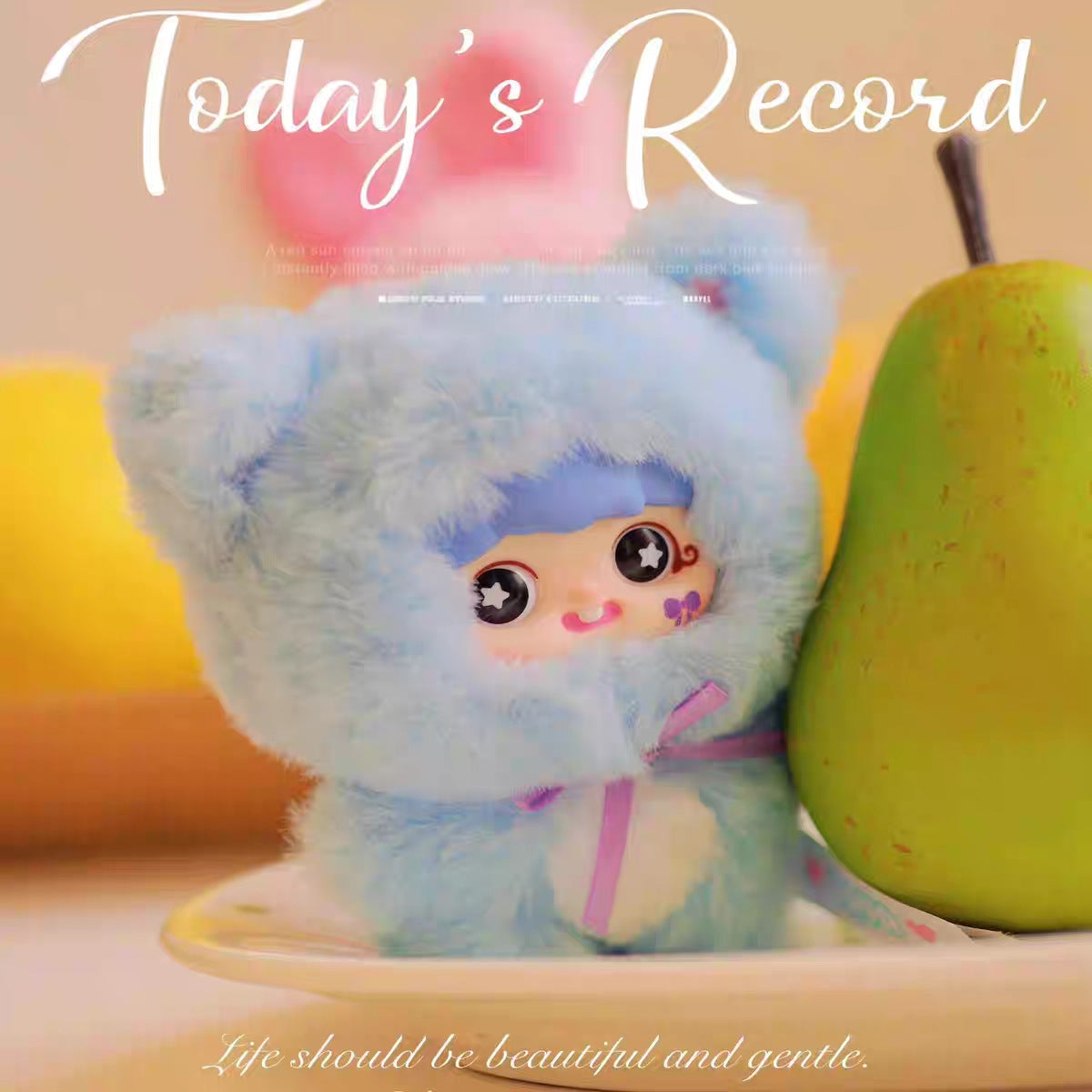 完成Babythree Baby Three Years Old yaya One-year-old Plush Blind Box Pendant Gift Trendy Live Streaming Hot-Selling Items