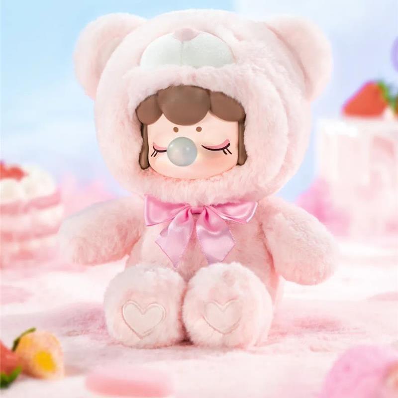 Ruolai Genuine in Stock Nanci Chocolate Colorful Bear Series Blind Box Vinyl Hand-Made Girls' Gifts