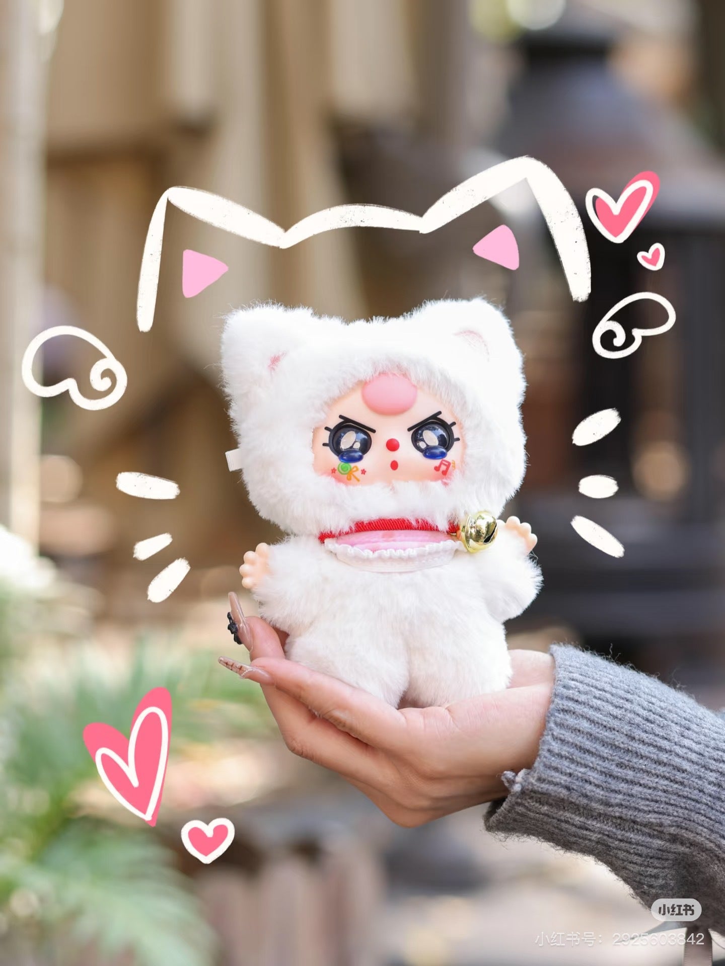 完成Three-year-old child Billionaire Cat Master Series Genuine Blind Box Trendy Toys Handheld Office Dolls Gift Figurines Toys Gifts