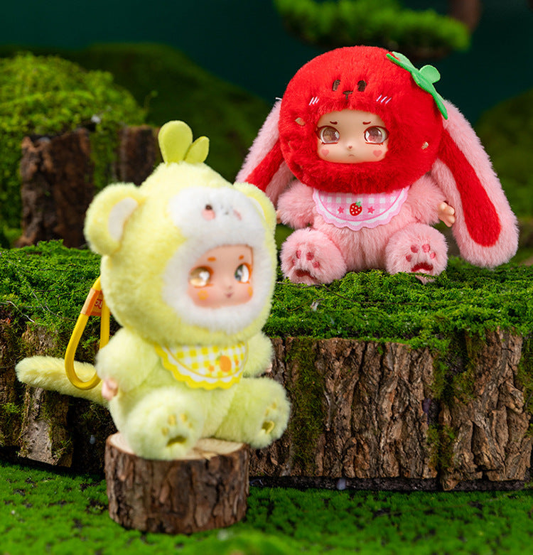 Original Cute Sweetheart Party Pendant Box Cartoon Fruit Vinyl Doll Pendant Creative Gift Ornament