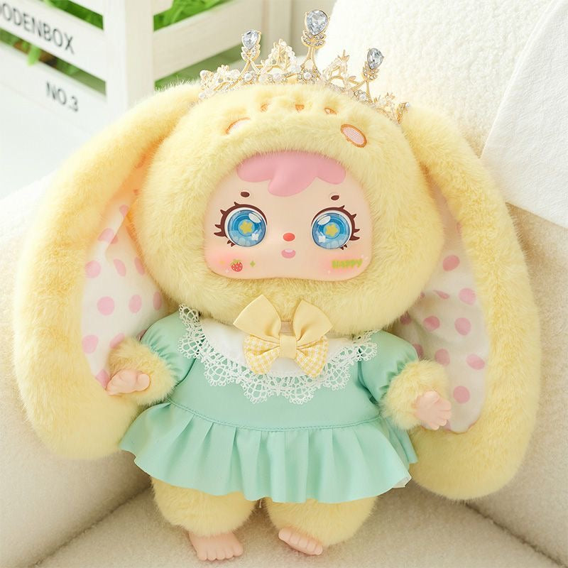 (Complete)Sanxiaomao Fifth Generation 400 Body Crown Bunny Plush Blind Box Handmade Office Figurine Trendy Toy Doll Hot Sale Gift