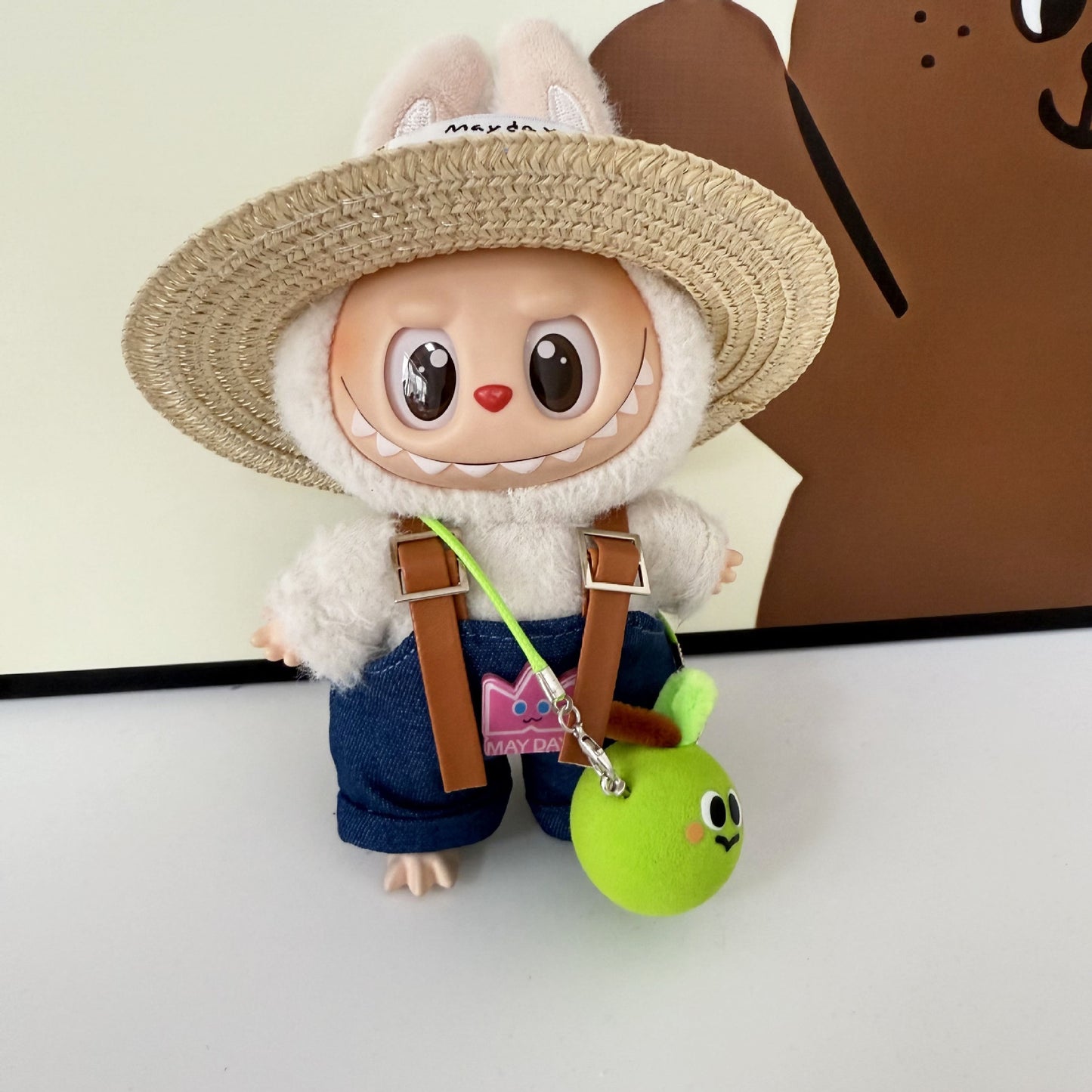 First, Second, and Third Generation Keychain LABUBU Clothing Pendant Labubu Wearing Mayday Concert Same Style Cute Doll Clothes
