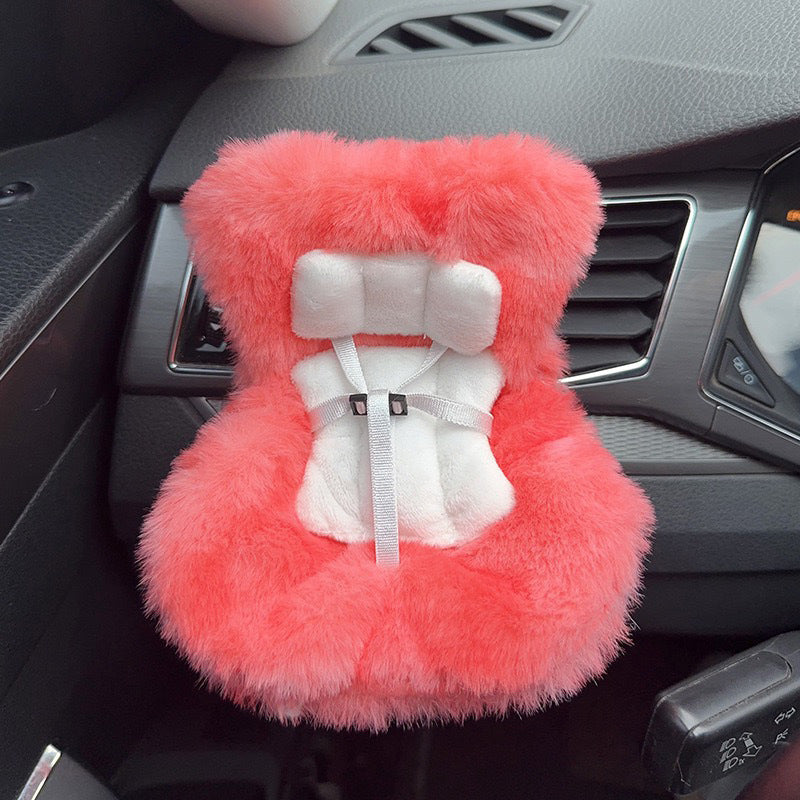 Applicable 17cm Labubu Safety Car Seat Air Vent Decoration Does Not Include Doll