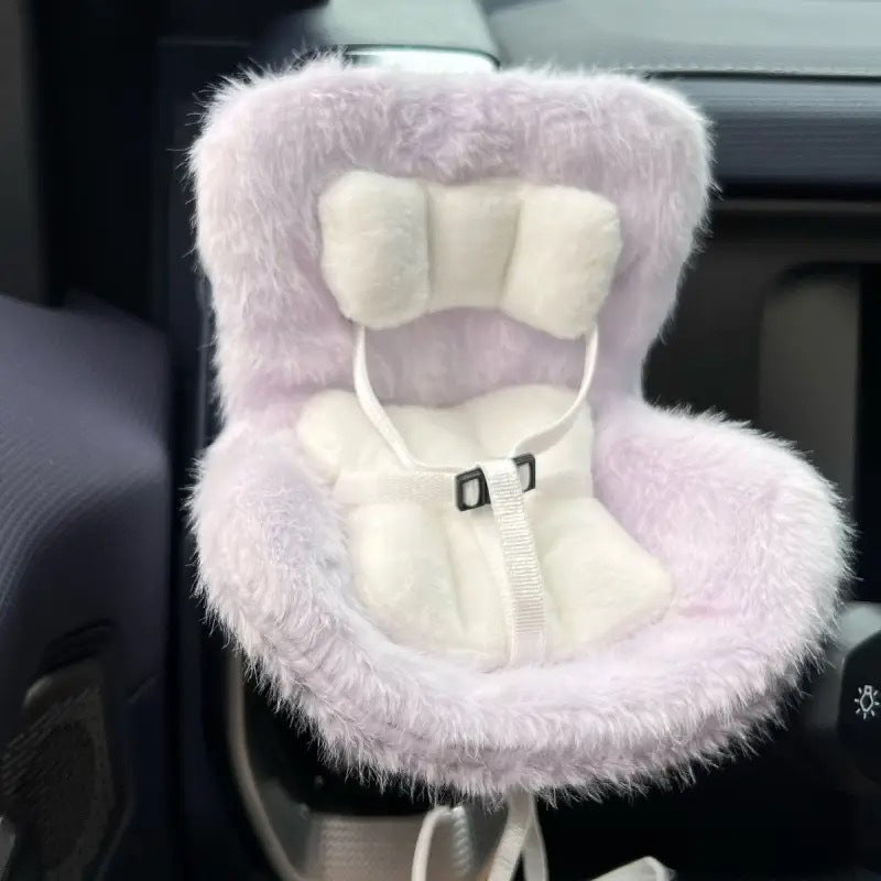 Applicable 17cm Labubu Safety Car Seat Air Vent Decoration Does Not Include Doll