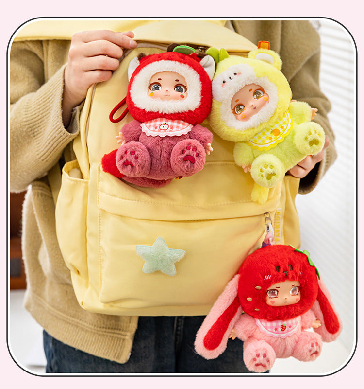 Original Cute Sweetheart Party Pendant Box Cartoon Fruit Vinyl Doll Pendant Creative Gift Ornament