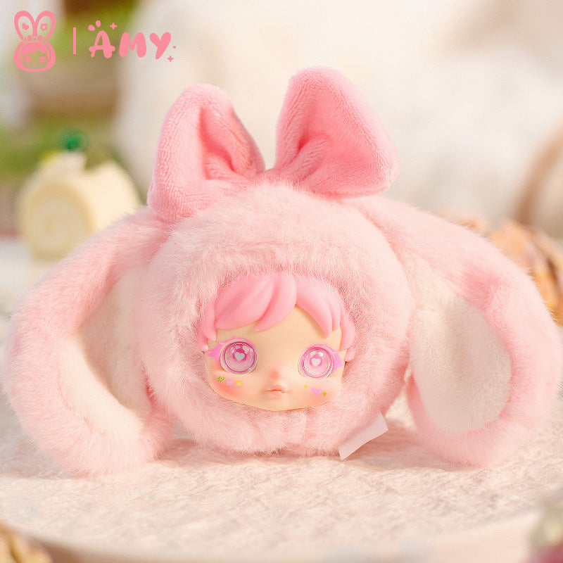Authentic New Amy Little Rabbit Chibi Trendy Blind Box Handheld Office Doll
