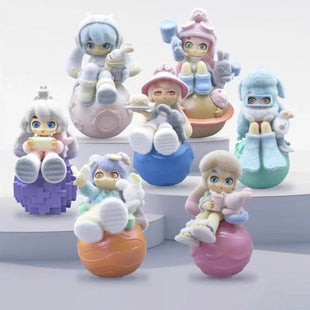 Girlish Cute Three Little Furry Zodiac Plush Blind Box Girl Backpack Decoration Pendant