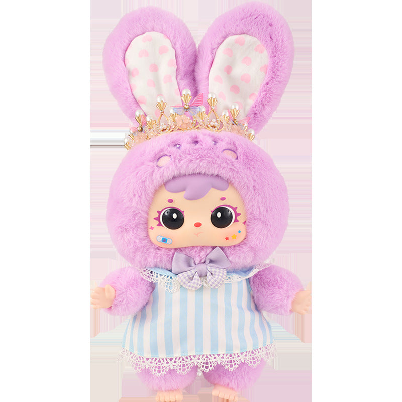 (Complete)Sanxiaomao Fifth Generation 400 Body Crown Bunny Plush Blind Box Handmade Office Figurine Trendy Toy Doll Hot Sale Gift