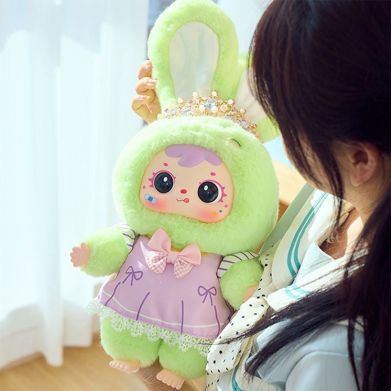 (Complete)Sanxiaomao Fifth Generation 400 Body Crown Bunny Plush Blind Box Handmade Office Figurine Trendy Toy Doll Hot Sale Gift