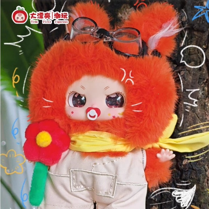 完成Babythree Three-year-old Nuo Bao-Spring Festival Flower Team Plush Blind Box Trendy Toy Figurine Ornament Gift Pendant