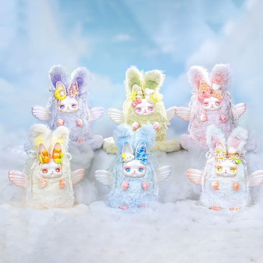 Complete LoLoan Confession Flower Language Plush Blind Box Cute Plush Doll Resin Figurine Trendy Cross-Border Hand-Made Blind Box Item
