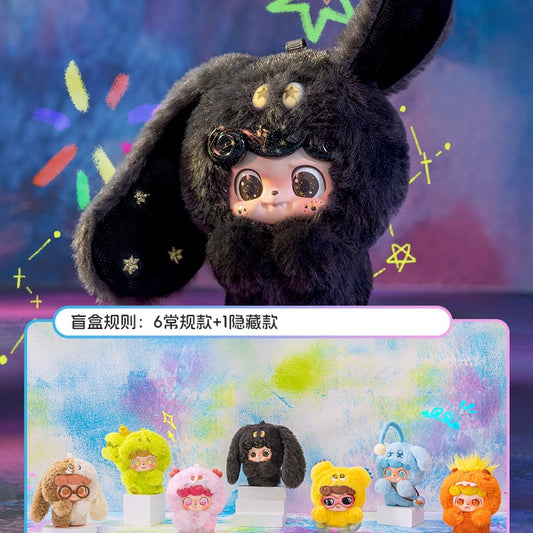 Odd Even Trendy Lebao Emotion Furry Monster Blind Box Figurine Trendy Toy Gift Ornament.Blind bag