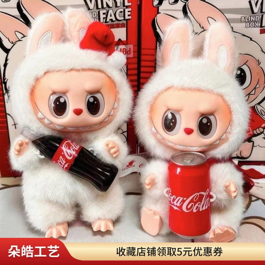 AAASpot Goods Labubu Labubu Coca-Cola Series Vinyl Bubble Mart Plush Doll Blind Box Pendant