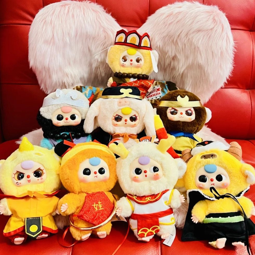 完成The three-year-old child causes havoc in the heavens Plush Series Genuine Blind Box Trendy Toy Doll Gift Decoration Toy