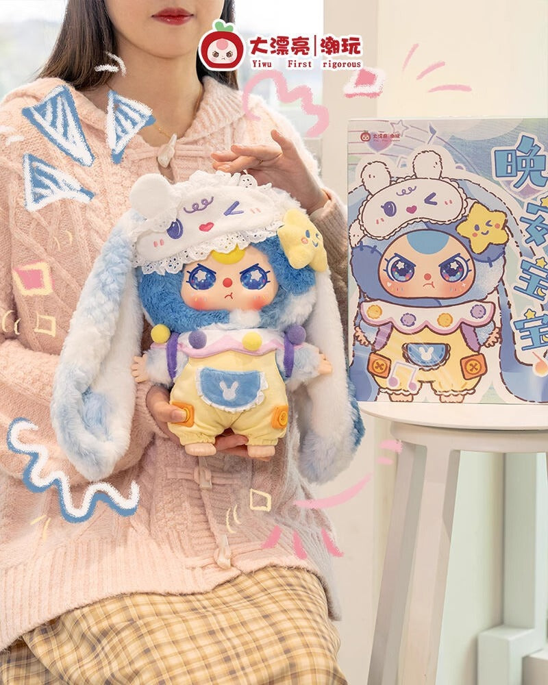 Goodnight, my three-year-old darling400％Plush Series Genuine Blind Box Trendy Toy Desk Doll