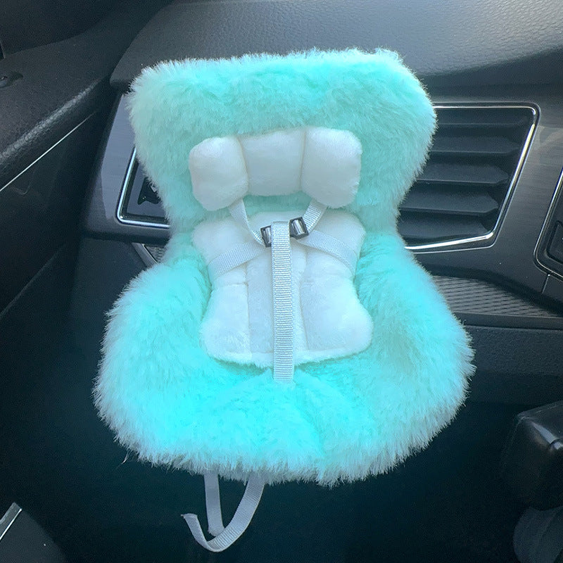 Applicable 17cm Labubu Safety Car Seat Air Vent Decoration Does Not Include Doll