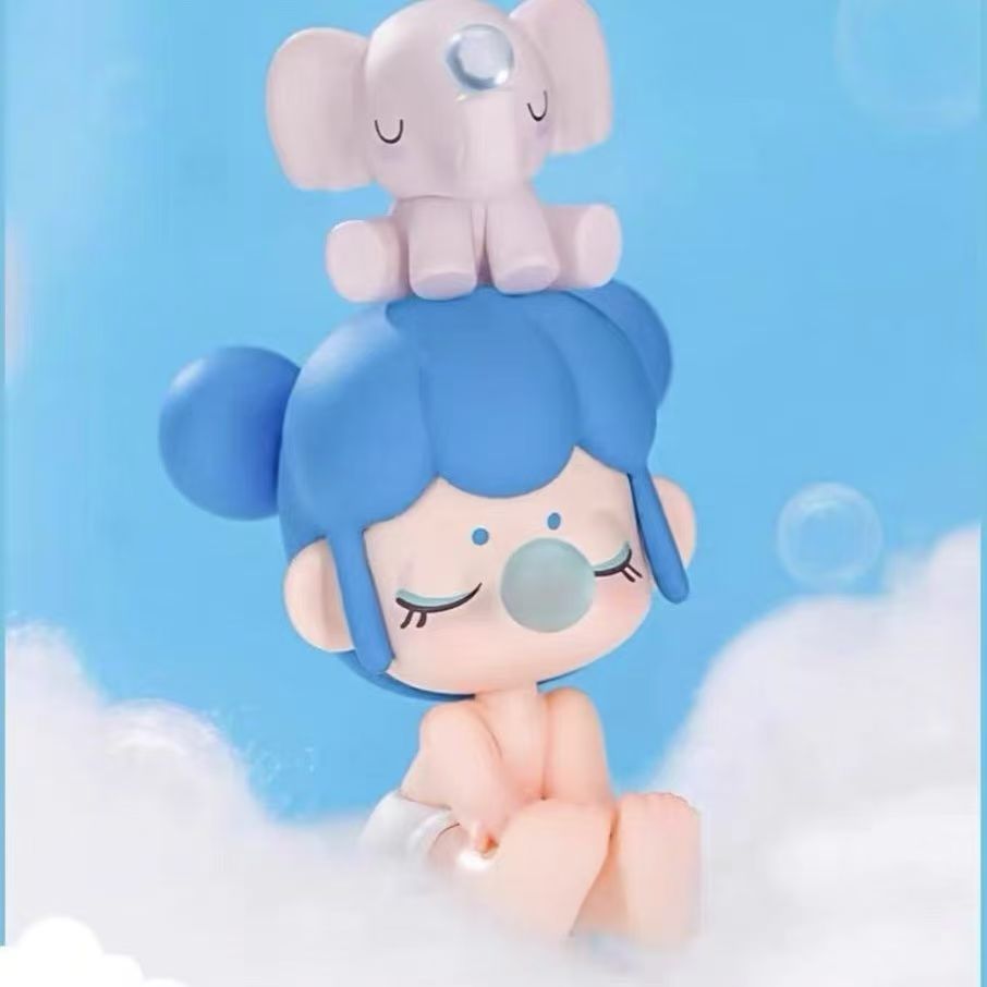 Ruolai In Stock Ruolai Nanci Sitting Series Blind Box Trendy Toy Handheld Office Doll Cute Gift Ornament Plush Toy