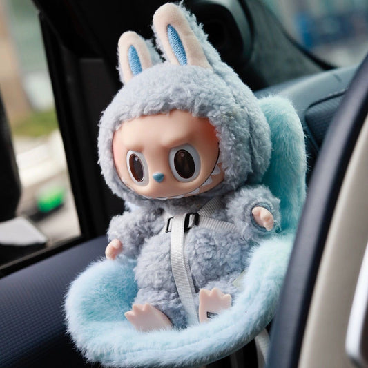 Applicable 17cm Labubu Safety Car Seat Air Vent Decoration Does Not Include Doll