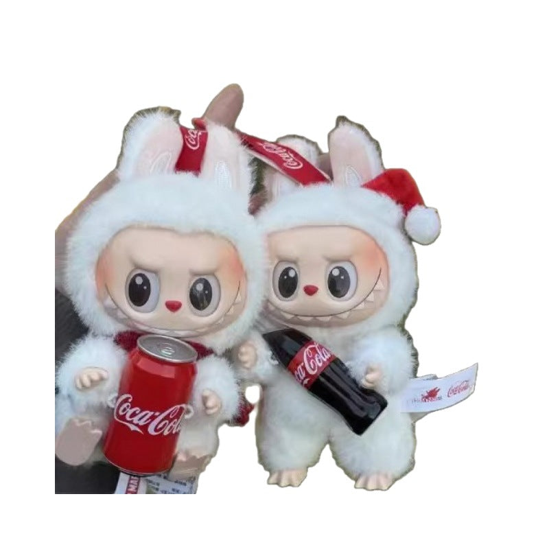 AAASpot Goods Labubu Labubu Coca-Cola Series Vinyl Bubble Mart Plush Doll Blind Box Pendant