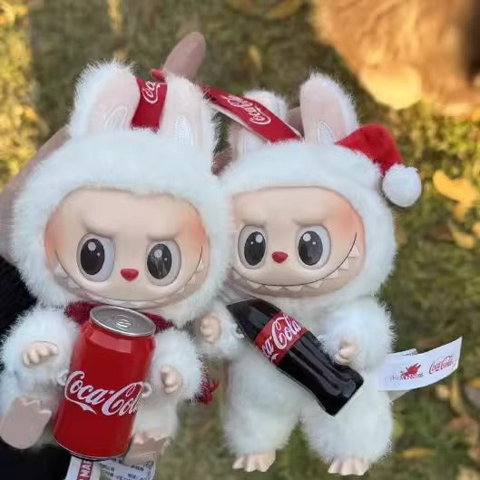 AAASpot Goods Labubu Labubu Coca-Cola Series Vinyl Bubble Mart Plush Doll Blind Box Pendant