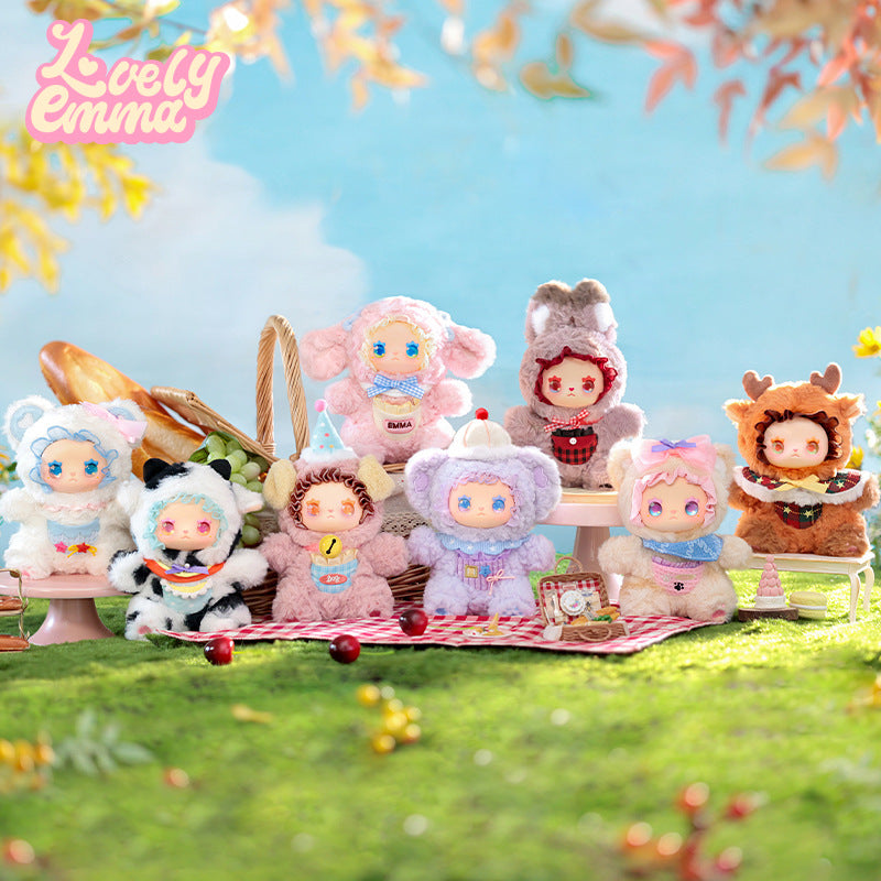 Complete EMMA Pocket Animal Plush Series Official Blind Box Trendy Toy Handheld Office Doll Gift Ornament Toy Gift