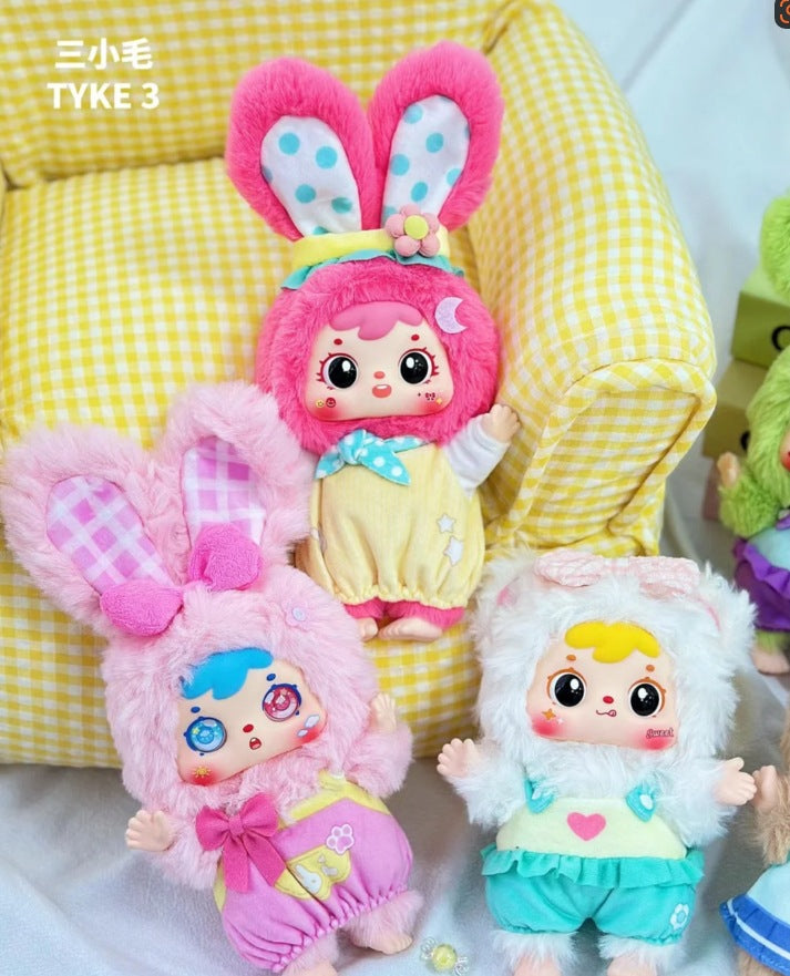 完成Baby Three Years Old Little Three-Haired Plush Series Genuine Blind Box Trendy Toy Doll Gift Decoration Toy