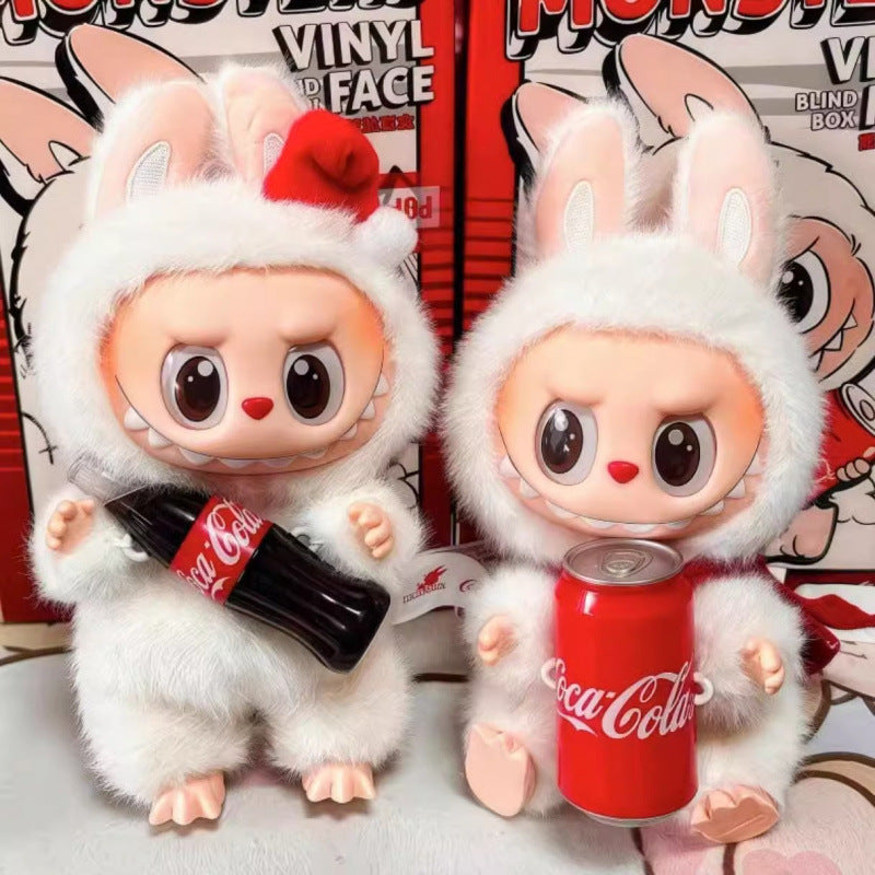 AAASpot Goods Labubu Labubu Coca-Cola Series Vinyl Bubble Mart Plush Doll Blind Box Pendant
