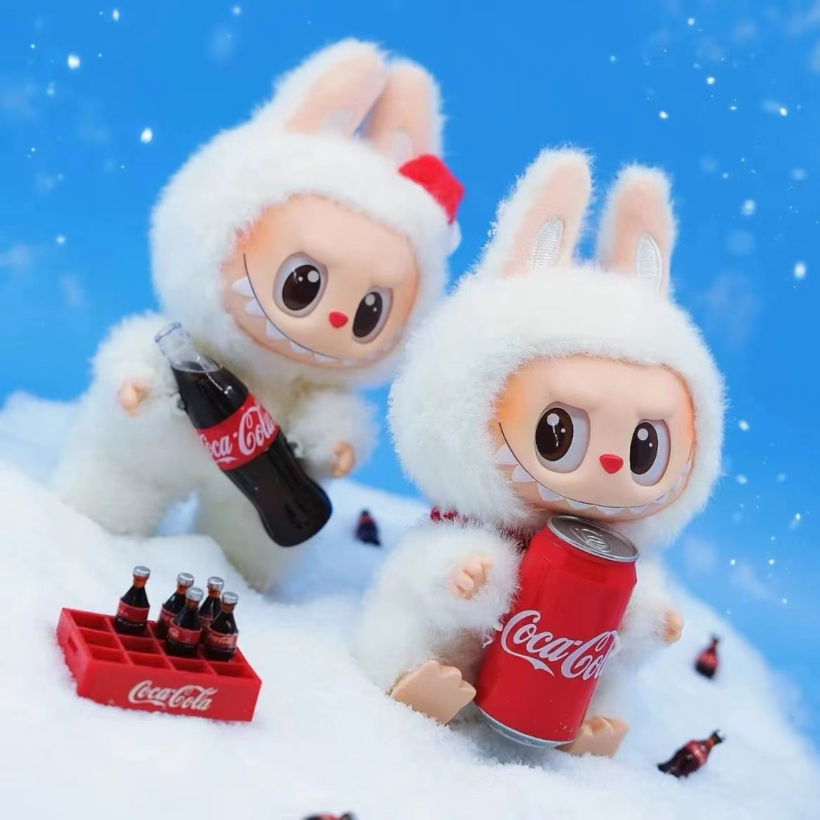 AAASpot Goods Labubu Labubu Coca-Cola Series Vinyl Bubble Mart Plush Doll Blind Box Pendant