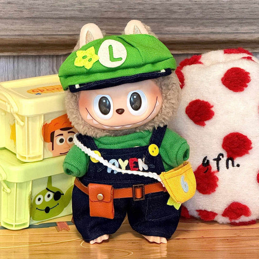 Applicable Only for Clothes Labubu Clothes Labubu First Second Third Generation Baby Clothes Overalls Set Clothing Apparel Hat