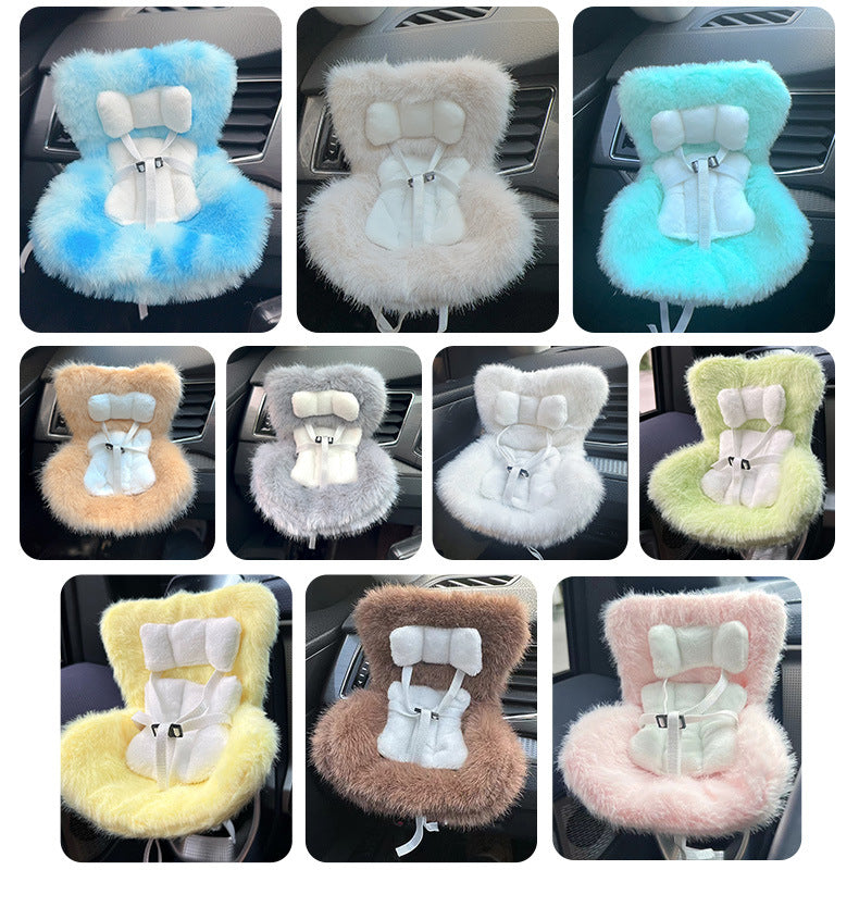 Applicable 17cm Labubu Safety Car Seat Air Vent Decoration Does Not Include Doll