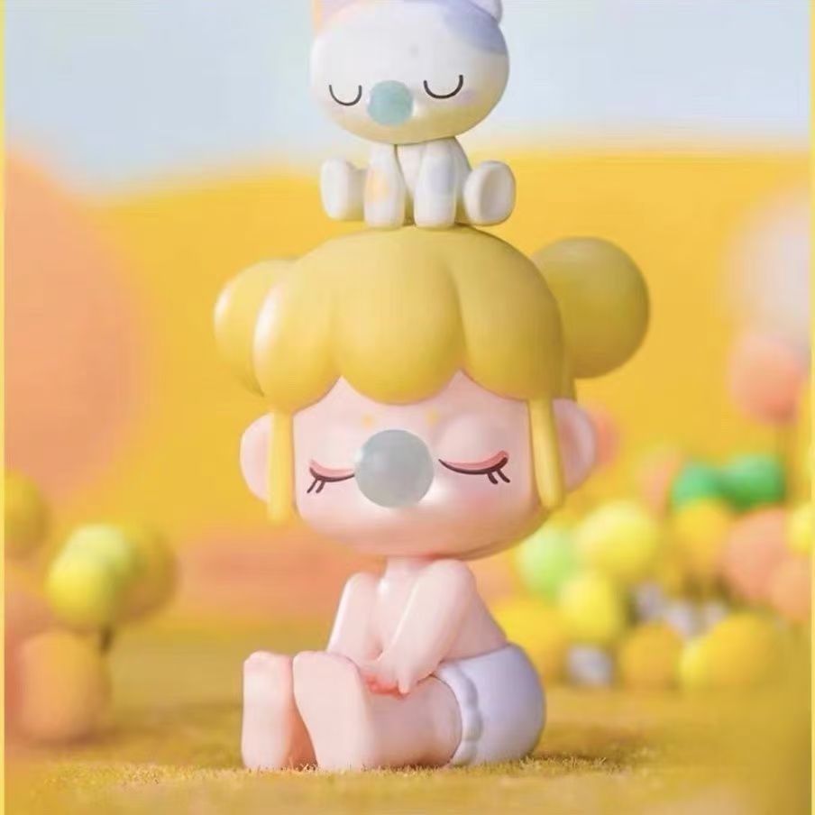 Ruolai In Stock Ruolai Nanci Sitting Series Blind Box Trendy Toy Handheld Office Doll Cute Gift Ornament Plush Toy